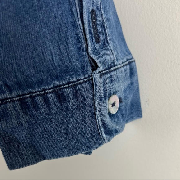 Joyfolie | Western Cowgirl Embroidered Denim Button Down Shirt | 12 - Picture 7 of 10